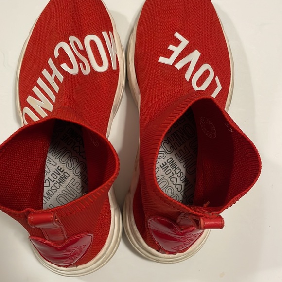 LOVE MOSCHINO Sock Boot Sneakers - Picture 5 of 6